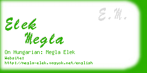 elek megla business card